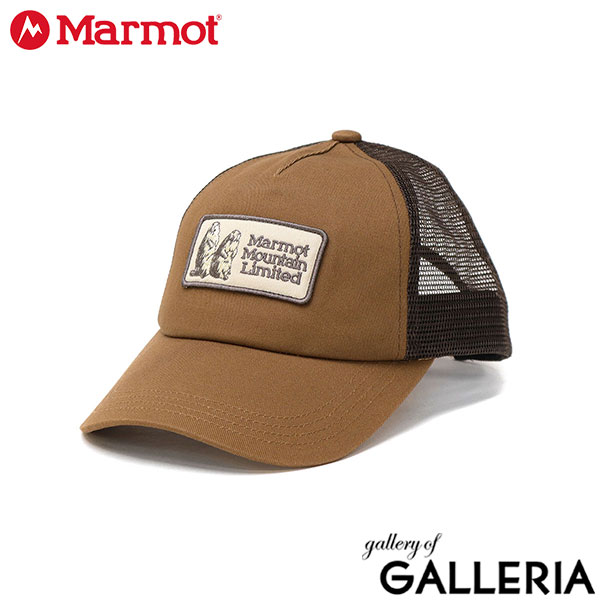 【正規取扱店】 マーモット キャップ 帽子 メンズ レディース 深め 無地 ブランド Marmot 夏 春 秋 冬 おしゃれ ベージュ 黒 カーキ ブラウン コットン 綿 メッシュ 吸水速乾 MMW Classic Mesh Cap MTSS25UHG201