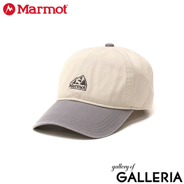 【正規取扱店】 マーモット キャップ 帽子 メンズ レディース 深め 無地 ブランド Marmot 夏 春 秋 冬 おしゃれ UVカット UPF50+ コットン 綿 吸水速乾 ウォッシュ加工 Classic Logo 6P Cap MTSS25UHG202
