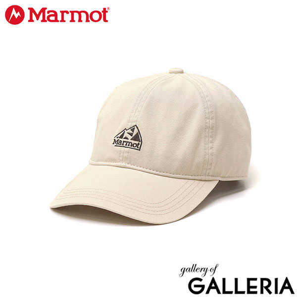 【正規取扱店】 マーモット キャップ 帽子 メンズ レディース 深め 無地 ブランド Marmot 夏 春 秋 冬 おしゃれ UVカット UPF50+ コットン 綿 吸水速乾 ウォッシュ加工 Classic Logo 6P Cap MTSS25UHG202