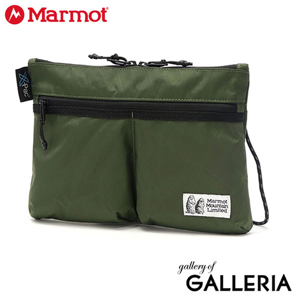 【正規取扱店】 マーモット ショルダーバッグ メンズ レディース 斜めがけバッグ ブランド Marmot サコッシュ 斜めがけ 小さめ 軽量 軽い アウトドア フェス 旅行 ミニショルダー 丈夫 撥水 A5 MMW X-PAC Sacoche MTSS25UBG224