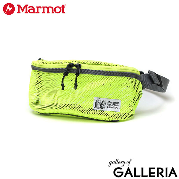 【正規取扱店】 マーモット ウエストバッグ メンズ レディース Marmot バッグ ブランド 小さめ 軽い 軽量 カジュアル アウトドア 旅行 夏 レジャー 斜めがけバッグ メッシュ コンパクト MMW Mesh Waist Pouch MTSS25UBG231