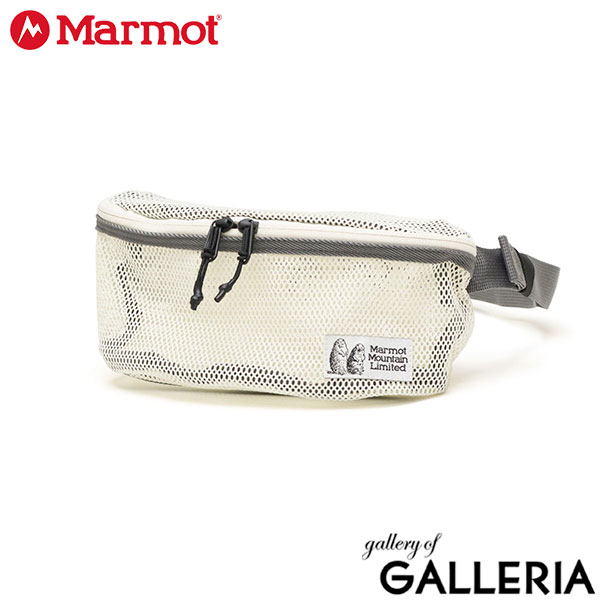 【正規取扱店】 マーモット ウエストバッグ メンズ レディース Marmot バッグ ブランド 小さめ 軽い 軽量 カジュアル アウトドア 旅行 夏 レジャー 斜めがけバッグ メッシュ コンパクト MMW Mesh Waist Pouch MTSS25UBG231