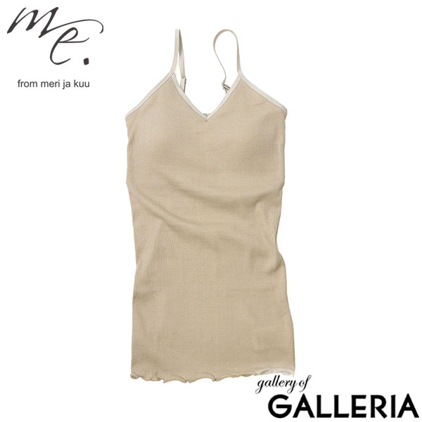 me. インナー 下着 レディース ミードット キャミソール パッド付 綿100% おしゃれ 可愛い コットン キャミ シームレス 透けない 苦しくない ノンワイヤー アンダー 65～75 小胸 締め付けない コットンテレコインナー me-18152