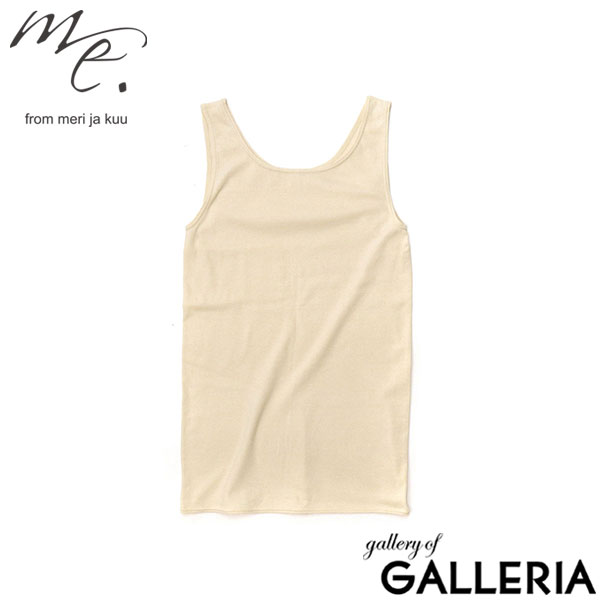 me. インナー 下着 レディース ミードット タンクトップ カップなし 肌着 ストレッチ 綿 コットン シルク インナーウェア キャミソール 締め付けない おしゃれ コットンシルクインナー me-18352
