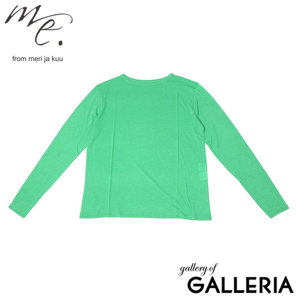 me. Tシャツ レディース 長袖 ミードット ロングTシャツ プルオーバー カットソー シンプル 日本製 薄手 カジュアル おしゃれ トップス flow cotton silk ロングスリーブT me-24200
