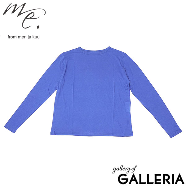 me. Tシャツ レディース 長袖 ミードット ロングTシャツ プルオーバー カットソー シンプル 日本製 薄手 カジュアル おしゃれ トップス flow cotton silk ロングスリーブT me-24200