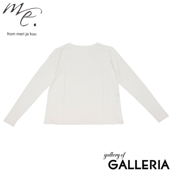 me. Tシャツ レディース 長袖 ミードット ロングTシャツ プルオーバー カットソー シンプル 日本製 薄手 カジュアル おしゃれ トップス flow cotton silk ロングスリーブT me-24200