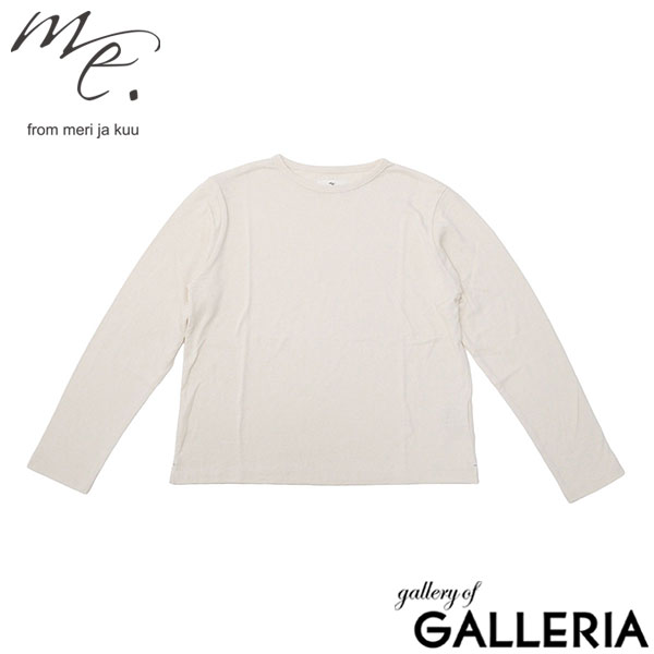 ミードット me. Tシャツ 長袖Tシャツ シルクジャージー おしゃれ トップス 手洗い可 washable silk jersey ロングスリーブT me-25412