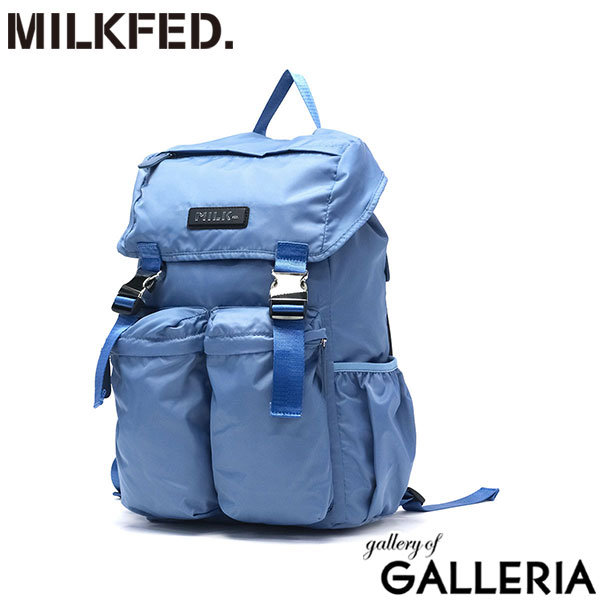 ミルクフェド リュック レディース おしゃれ 大容量 通学 通勤 ブランド MILKFED. 軽量 きれいめ 中学生 高校生 大学生 A4 B4 18.8L PC DAILY BAG 「A.M.」 LOGO PLATE BACKPACK 103241053005