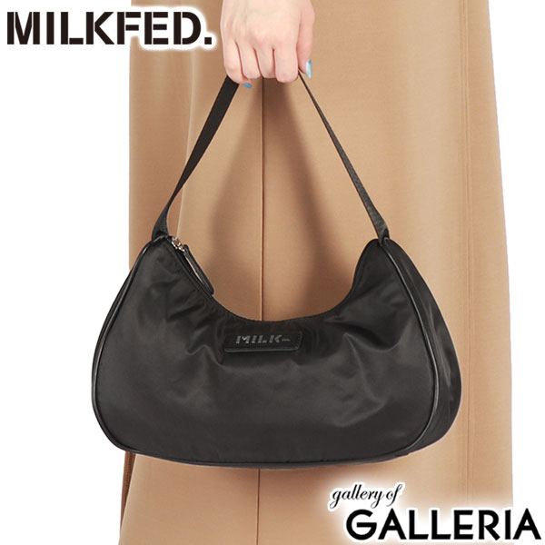 ミルクフェド トートバッグ レディース ファスナー付き MILKFED. バッグ ハンドバッグ 軽量 軽い ブランド かわいい 旅行 小さめ 小さい ミニ コンパクト きれいめ 大人 シンプル カジュアル LOGO PLATE HANDBAG 103241053007