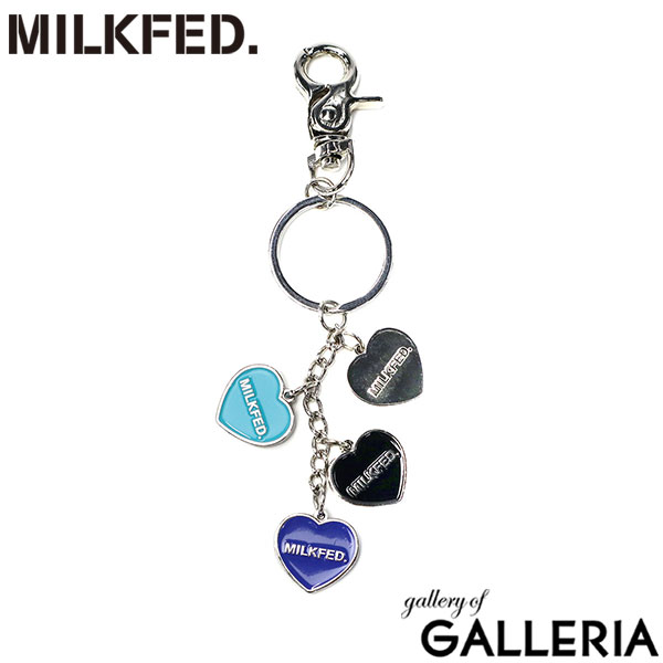 【メール便】ミルクフェド キーホルダー ブランド おしゃれ MILKFED. チャーム キーチェーン ハート 鍵 キーリング フック かわいい 可愛い 高校生 女子 レディース プレゼント HEARTS KEYCHAIN 103241054003
