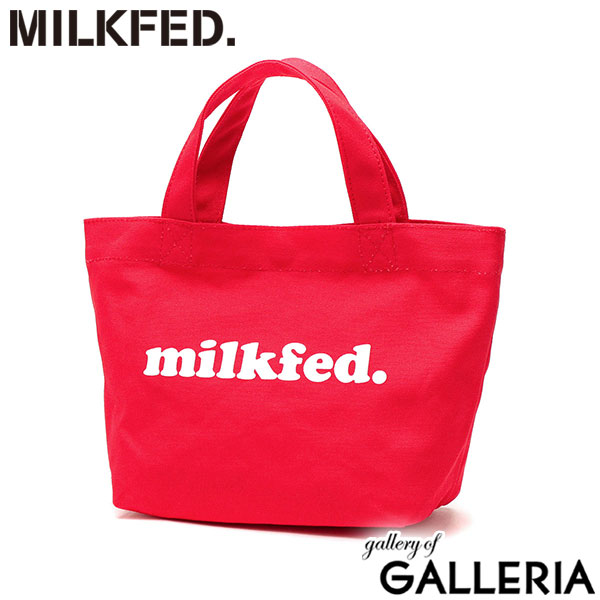 ミルクフェド トートバッグ レディース キャンバス ブランド MILKFED. 小さめ 軽量 軽い マチ 横 横型 ミニ ミニトート お弁当バッグ 可愛い かわいい おしゃれ カジュアル OUI MINI TOTE 103251053002