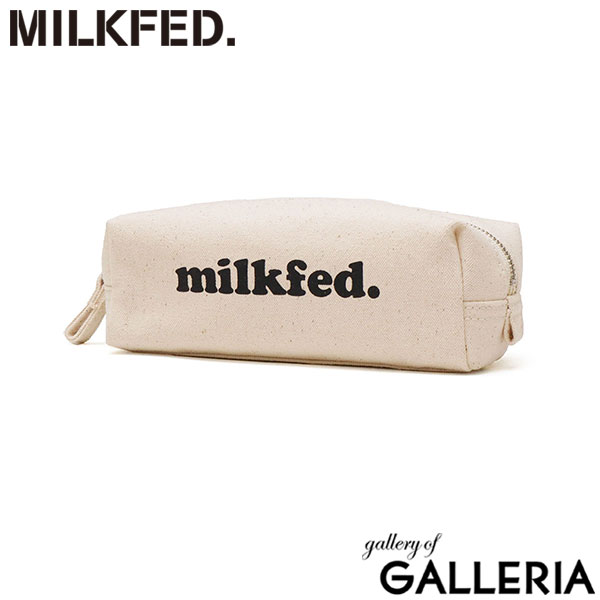 ミルクフェド ペンケース 大容量 おしゃれ 大容量 中学生 高校生 大学生 シンプル MILKFED. 小さめ コンパクト 軽量 軽い 筆箱 可愛い おしゃれ カジュアル レディース OUI PENCIL CASE 103251054002