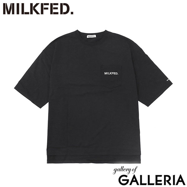 ミルクフェド Tシャツ レディース MILKFED. ビッグシルエット ラッシュガード ポケT ポケット付き 水陸両用 Ocean Pacific コラボ ロゴ バックプリント MILKFED. ×OP RASH GUARD POCKET TEE 103252011008