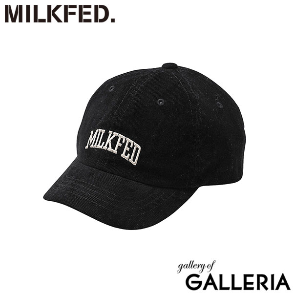 ミルクフェド キャップ レディース コーデュロイ MILKFED. 秋冬 帽子 ロゴ ブリムキャップ ショートブリム 秋 冬 かわいい おしゃれ ガーリー カジュアル ロゴキャップ シンプル バイカラー LOGO CORDUROY CAP 103253051005