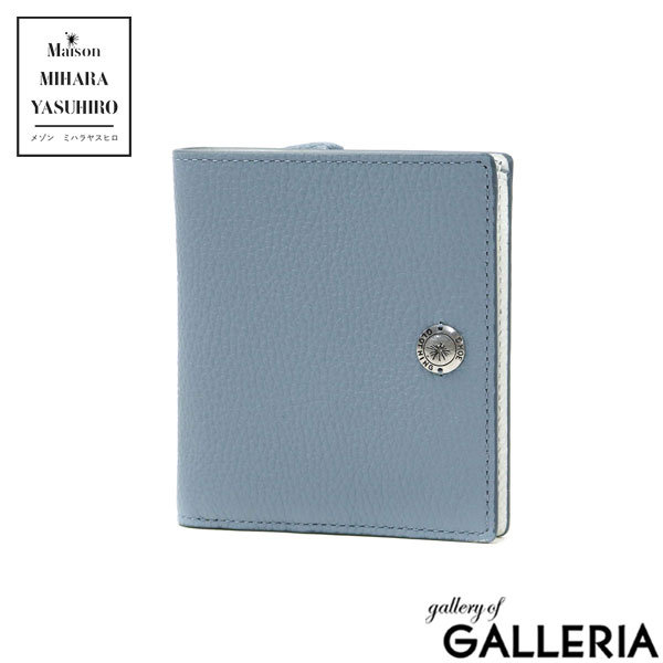 メゾンミハラヤスヒロ 二つ折り財布 Maison MIHARA YASUHIRO Folded Wallet & Coin Case フォルデッドウォレット&コインケース 牛革 本革 スリム 軽量 小さめ 小銭入れあり メンズ レディース V20104