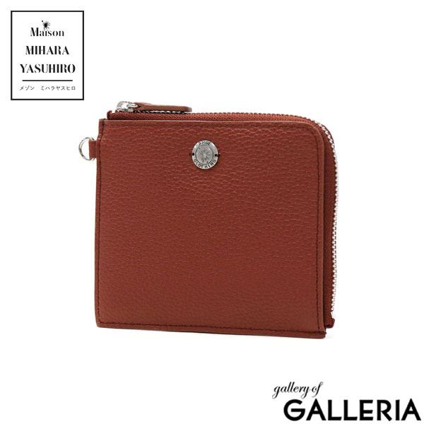 メゾンミハラヤスヒロ ミニ財布 Maison MIHARA YASUHIRO Zip Wallet & Coin Case ジップウォレット&コインケース 小銭入れ L字ファスナー財布 牛革 本革 スリム 薄マチ 軽量 メンズ レディース V20105