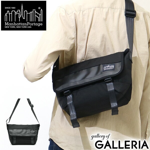 【日本正規品】 マンハッタンポーテージ ブラックレーベル ショルダーバッグ Manhattan Portage BLACK LABEL マンハッタン メッセンジャーバッグ HIGH LINE MESSENGER BAG(XS) 斜めがけ ナイロン MP1441BL