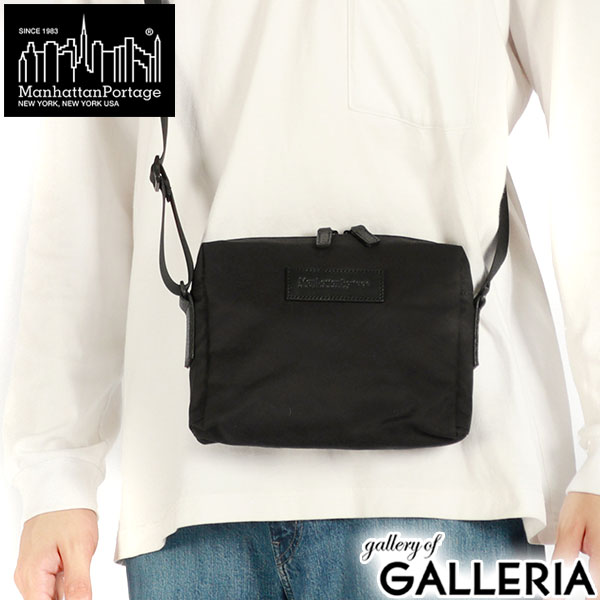 【日本正規品】 マンハッタンポーテージ ブラックレーベル ショルダーバッグ メンズ レディース 斜めがけバッグ ブランド Manhattan Portage BLACK LABEL 大人 小さめ 軽量 かっこいい 撥水 VENTILE MP1488VTBL