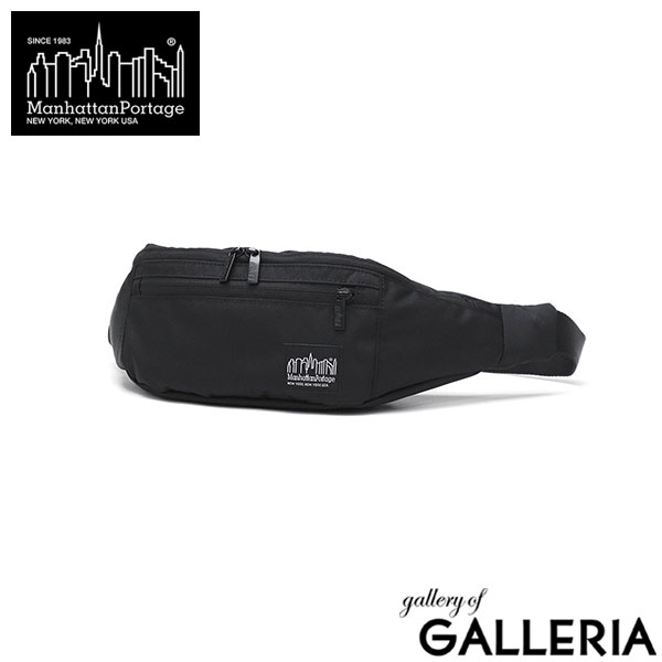 【日本正規品】 マンハッタンポーテージブラックレーベル ウエストバッグ メンズ レディース Manhattan Portage BLACK LABEL 小さめ BLACK STANDARD SERIES ELRIDGE WAIST BAG CORDURA 305P MP1110-305PBL