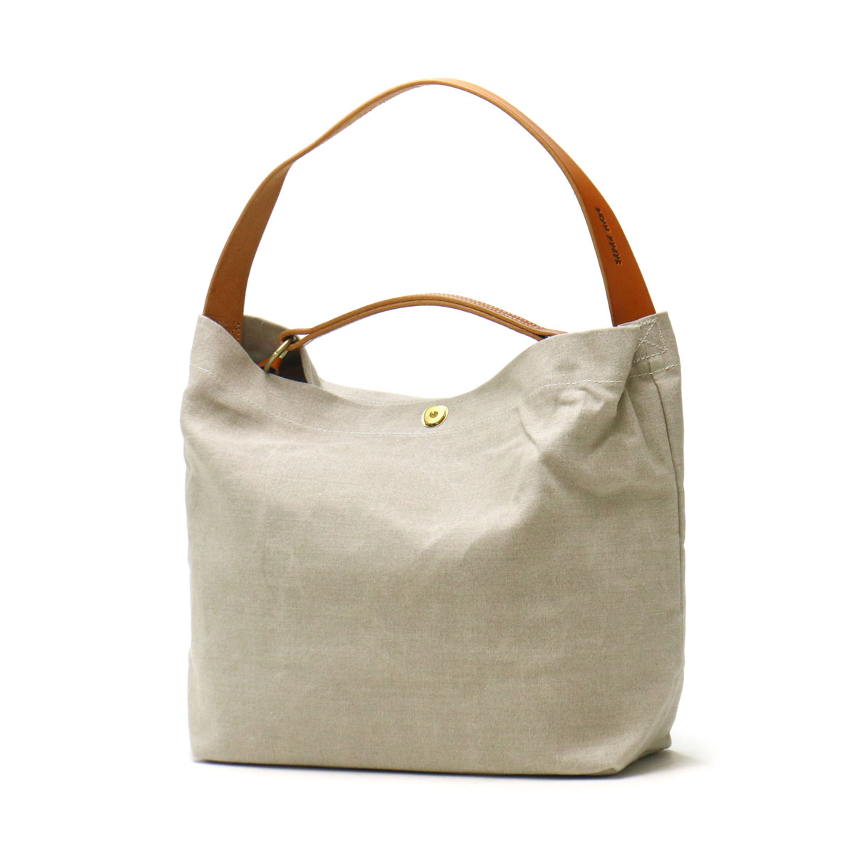 MARINEDAY ショルダーバッグ マリンデイ LINEN CANVAS リネンキャンバス トートバッグ 2WAY ショルダー トート バッグ 肩掛け 麻 本革 革 キャンバス A4 ブランド 日本製 レディース MINIFISH