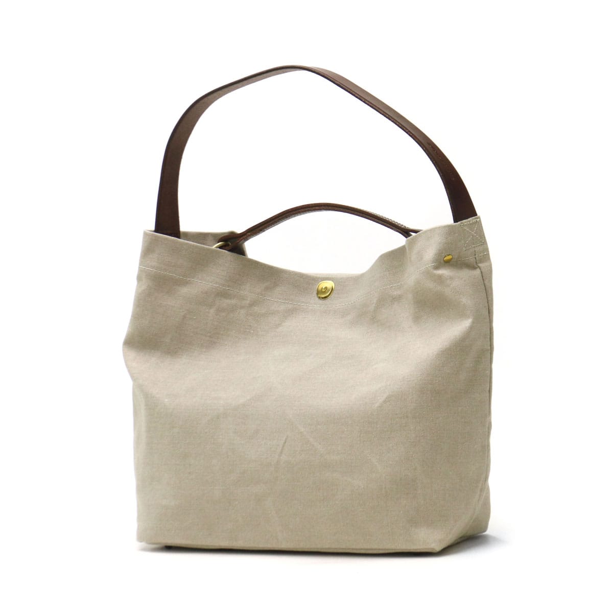 MARINEDAY ショルダーバッグ マリンデイ LINEN CANVAS リネンキャンバス トートバッグ 2WAY ショルダー トート バッグ 肩掛け 麻 本革 革 キャンバス A4 ブランド 日本製 レディース MINIFISH