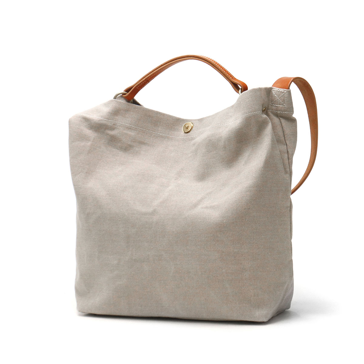 MARINEDAY ショルダーバッグ マリンデイ LINEN CANVAS リネンキャンバス 2WAY ショルダー トートバッグ トート バッグ 肩掛け A4 麻 本革 革 キャンバス レザー ブランド 日本製 レディース FISHFLY