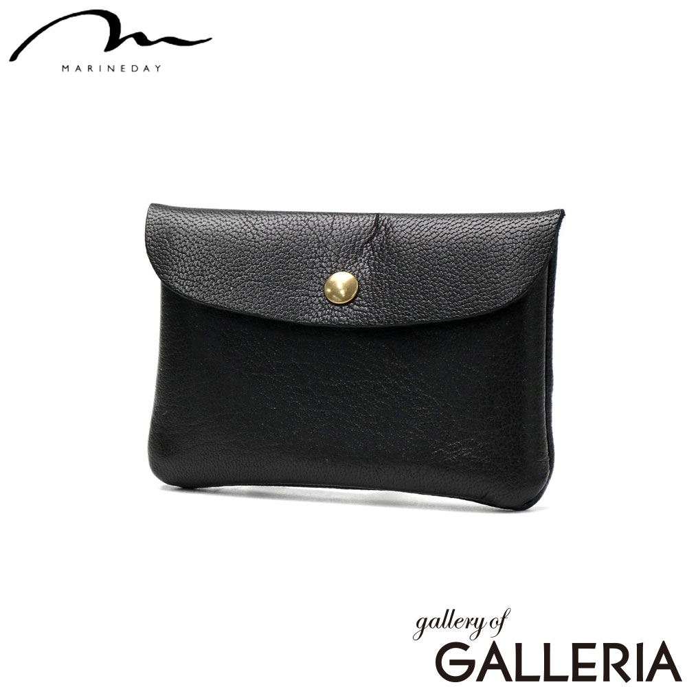 MARINEDAY マリンデイ ポーチ コンパクト 薄い ミニ財布 カード 革 レザー おしゃれ 薄型 日本製 goatskin CRU