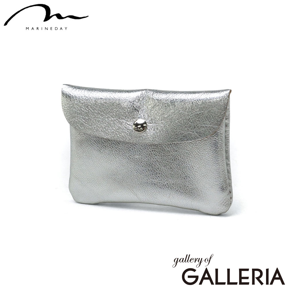 MARINEDAY マリンデイ ポーチ コンパクト 薄い ミニ財布 カード 革 レザー おしゃれ 薄型 日本製 goatskin CRU