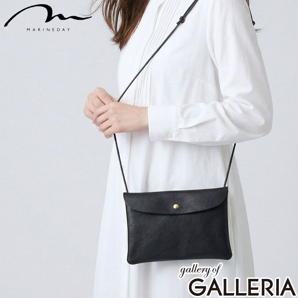 MARINEDAY マリンデイ ショルダーバッグ ミニショルダー 日本製 革 レザー 薄型 かわいい おしゃれ goatskin SOE