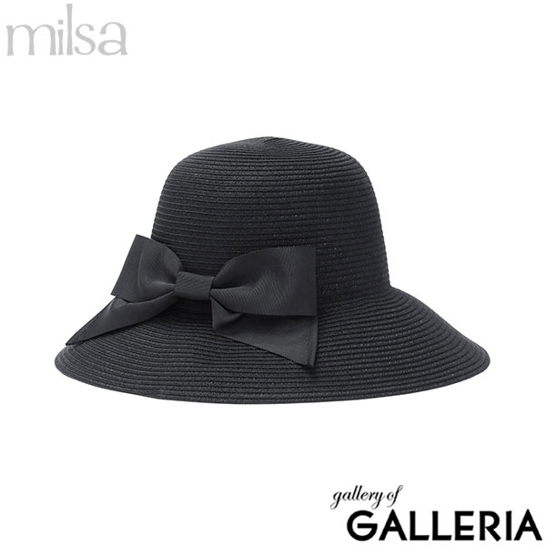 milsa ミルサ 帽子 ストラップ アジャスター 75(M)サイズ 60(L)サイズ ブランド キャペリン 女優帽 Kireina Ribbon Cape 106361205