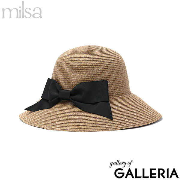 milsa ミルサ 帽子 ストラップ アジャスター 75(M)サイズ 60(L)サイズ ブランド キャペリン 女優帽 Kireina Ribbon Cape 106361205