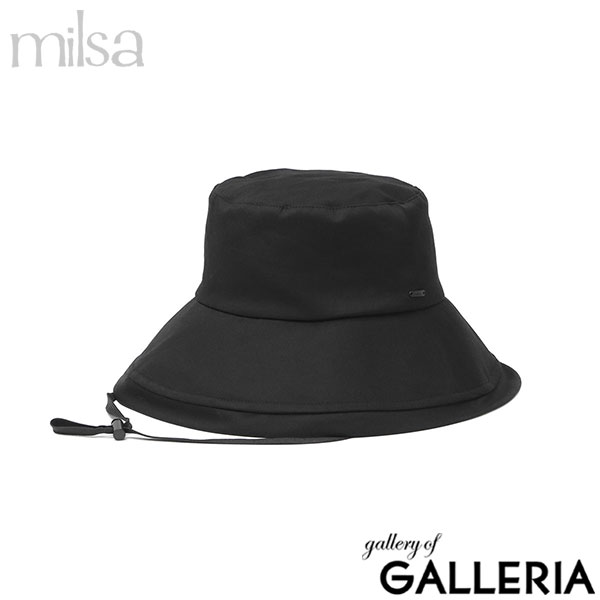 ミルサ ハット 帽子 レディース milsa UVカット 綿 コットン シンプル 洗濯機で洗える 洗濯可 アウトドア 日除け帽子 つば広 おしゃれ UV 深め あご紐 あご紐付き 1級遮光 花粉対策 カサブランカ 251-061210