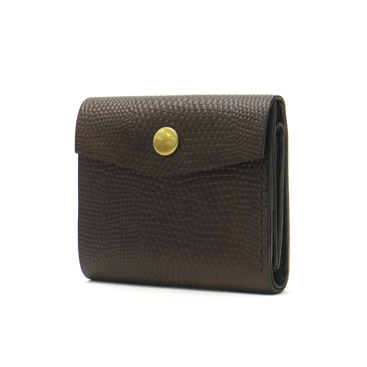 マスターアンドコー 二つ折り財布 MASTER&Co. 財布 二つ折り ミニ財布 小銭入れ コンパクト 型押し イビザレザー マスター＆コー メンズ レディース 日本製 MC1132