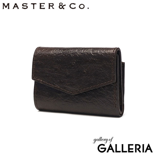 マスターアンドコー 三つ折り財布 メンズ レディース 革 MASTER＆Co. 財布 ブランド コンパクト 本革 レザー 日本製 シンプル 三つ折り 小さめ カード 札 小銭 大人 IBIZA MC1591