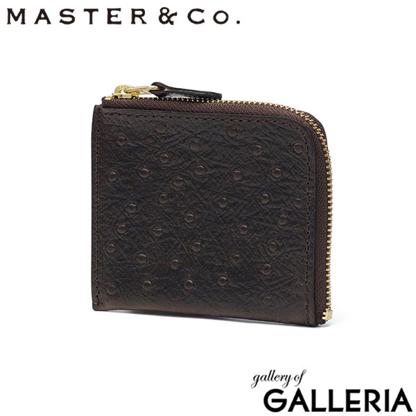 マスターアンドコー 財布 メンズ レディース 革 MASTER＆Co. ブランド コンパクト 本革 レザー 日本製 シンプル 小さめ 薄型 スリム カード 小銭 大人 コインケース ミニ財布 L字ファスナー IBIZA MC1487