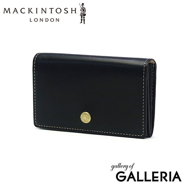 マッキントッシュ ロンドン 名刺入れ メンズ レディース 革 ブランド MACKINTOSH LONDON カードケース 本革 20代 30代 ブラック おしゃれ プレゼント 男性 女性 軽量 軽い 小さめ コンパクト HERITAGE 名刺入 WMKL6060023