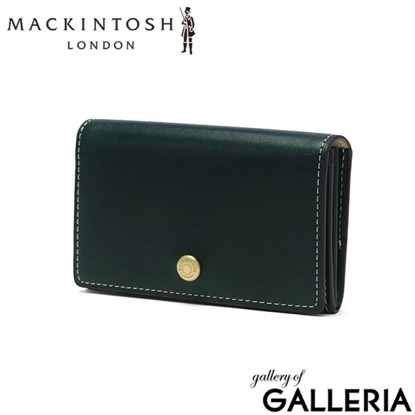 マッキントッシュ ロンドン 名刺入れ メンズ レディース 革 ブランド MACKINTOSH LONDON カードケース 本革 20代 30代 ブラック おしゃれ プレゼント 男性 女性 軽量 軽い 小さめ コンパクト HERITAGE 名刺入 WMKL6060023