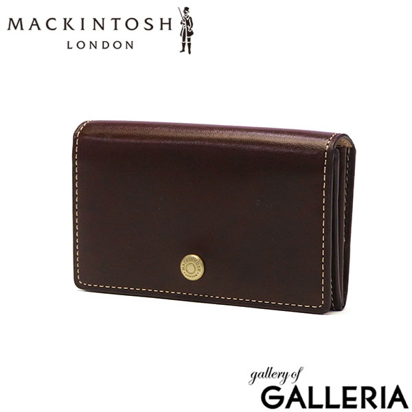 マッキントッシュ ロンドン 名刺入れ メンズ レディース 革 ブランド MACKINTOSH LONDON カードケース 本革 20代 30代 ブラック おしゃれ プレゼント 男性 女性 軽量 軽い 小さめ コンパクト HERITAGE 名刺入 WMKL6060023