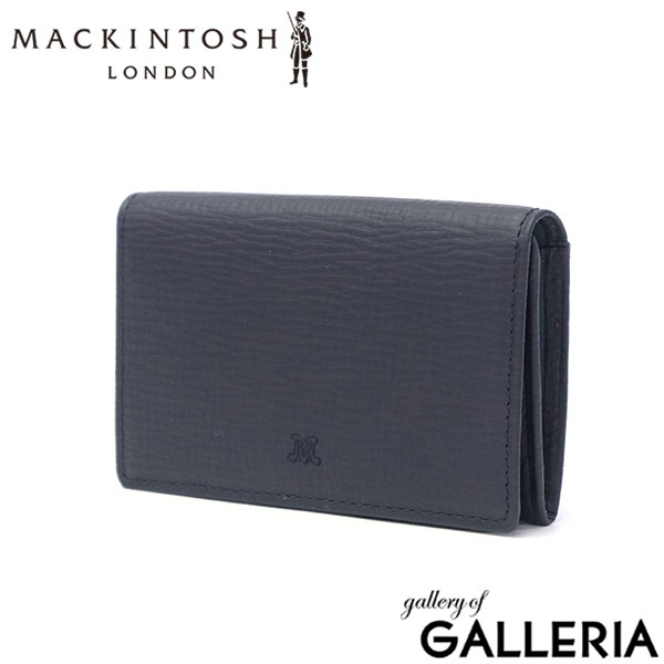 マッキントッシュ ロンドン 名刺入れ メンズ レディース 本革 MACKINTOSH LONDON ブランド カードケース 薄型 スリム 名刺ケース 革 レザー おしゃれ シンプル 無地 カード入れ 軽量 軽い 男性 女性 プレゼント EM WMKL6060091