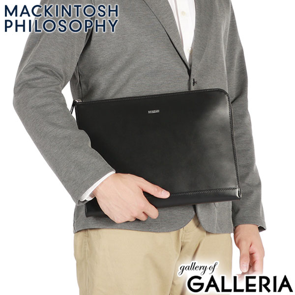 マッキントッシュ フィロソフィー クラッチバッグ メンズ 結婚式 A4 MACKINTOSH PHILOSOPHY ブランド 本革 革 牛革 レザー 冠婚葬祭 大きめ 入学式 ビジネス シンプル 男性 セカンドバッグ ブレイヴァル 73118