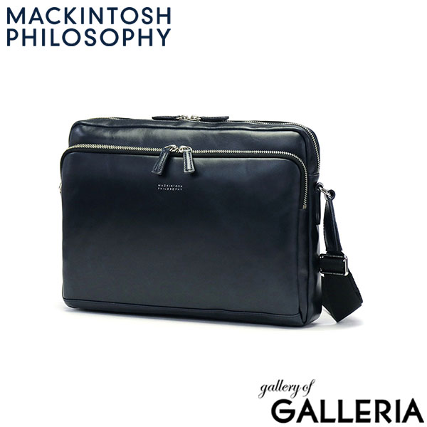 マッキントッシュ フィロソフィー ショルダーバッグ メンズ 斜めがけバッグ ブランド MACKINTOSH PHILOSOPHY かっこいい A4 本革 レザー 30代 40代 斜めがけ 大人 通勤 旅行 おしゃれ ブレイヴァル 73119