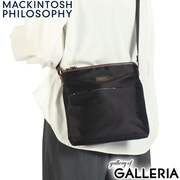 マッキントッシュ フィロソフィー ショルダーバッグ レディース 斜めがけバッグ ブランド MACKINTOSH PHILOSOPHY バッグ 斜めがけ 小さめ 大人 軽量 撥水 ミニショルダー 縦型 3L アメリア2 68091