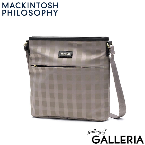 マッキントッシュフィロソフィー ショルダーバッグ レディース MACKINTOSH PHILOSOPHY 小さめ 斜めがけ ショルダー 軽量 ブランド 大人 上品 コンパクト チェック 縦型 おしゃれ ロゴ A5 アメリア２ LTD 68761