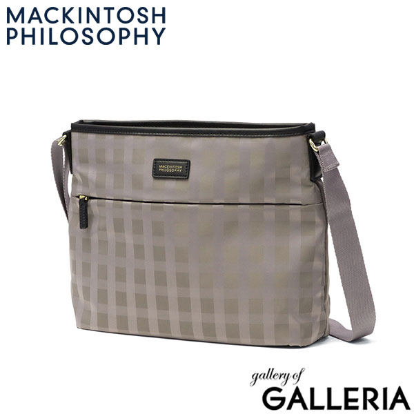 マッキントッシュフィロソフィー ショルダーバッグ レディース MACKINTOSH PHILOSOPHY 小さめ 斜めがけ ショルダー 軽量 ブランド 大人 上品 コンパクト チェック 横型 おしゃれ ロゴ B5 アメリア２ LTD 68762