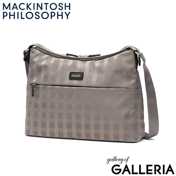 マッキントッシュフィロソフィー ショルダーバッグ レディース MACKINTOSH PHILOSOPHY 斜めがけ ショルダー 軽量 ブランド 大人 上品 チェック 横型 おしゃれ かわいい ロゴ B5 アメリア２ LTD 68763