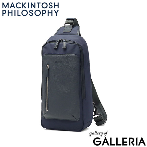 マッキントッシュフィロソフィー ボディバッグ メンズ レディース 大容量 MACKINTOSH PHILOSOPHY バッグ 軽量 軽い レザー 革 ナイロン コンパクト 縦型 縦 斜め掛け 斜めがけ 斜め掛けバッグ 黒 5M17 17734