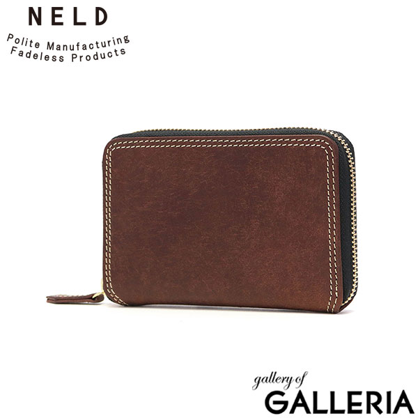 ネルド 二つ折り財布 メンズ レディース ブランド 本革 NELD 財布 小銭入れあり ファスナー カード 革 おしゃれ 二つ折り 二つ折 コンパクト 小さめ ウォレット ウォレット財布 ラウンドファスナー PUEBRO AN150