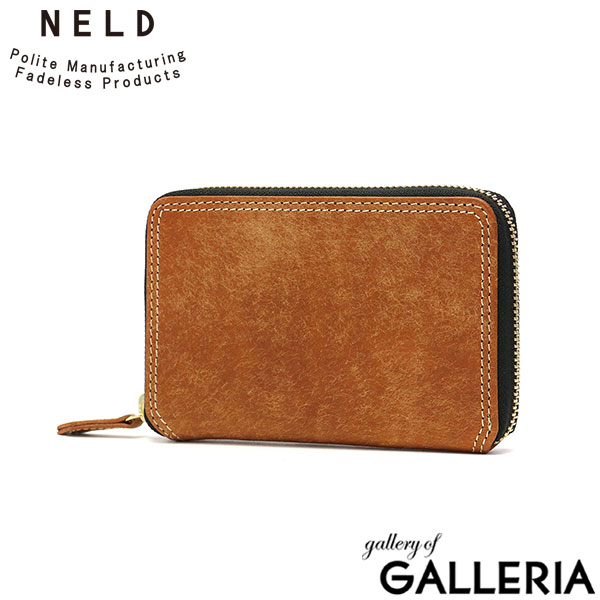ネルド 二つ折り財布 メンズ レディース ブランド 本革 NELD 財布 小銭入れあり ファスナー カード 革 おしゃれ 二つ折り 二つ折 コンパクト 小さめ ウォレット ウォレット財布 ラウンドファスナー PUEBRO AN150