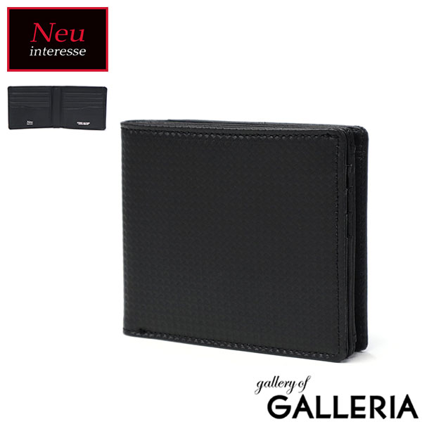Neu interesse 二つ折り財布 メンズ ブランド ノイインテレッセ シャッテン 2.0 小銭入れあり 外側小銭入れ ボックス型 本革 コンパクト Schatten 2.0 Bifold wallet with coin case 二つ折り財布(外BOX小銭入れ付き札入) 0704